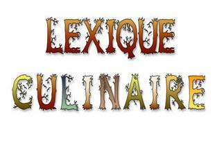 Lexique culinaire